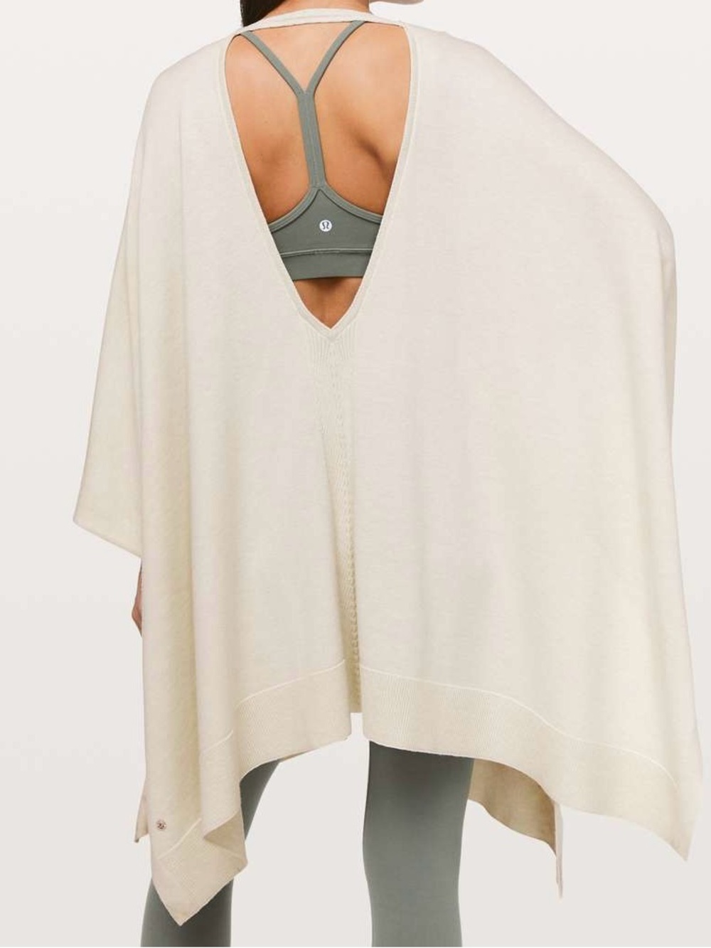 Lululemon Coast Wrap Lightweight Open Front Cardigan Cream , Yoga, Minimalist - Picture 2 of 7